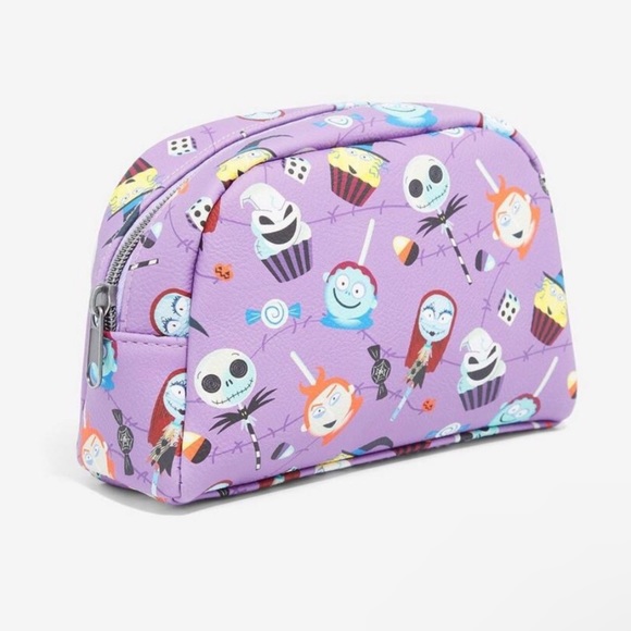 Disney Handbags - Disney The Nightmare Before Christmas Candy Characters Makeup Bag nwt loungefly